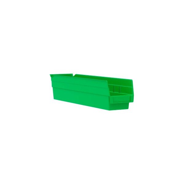 Akro-Mils Shelf Storage Bin, Plastic, Green, 12 PK 30128GREEN - main